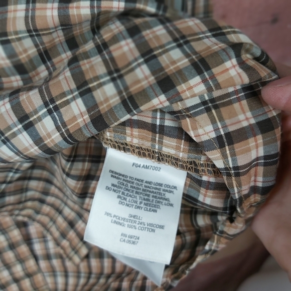 🍄3/50$🍄 COLUMBIA plaid button down shirt size large - Picture 7 of 9